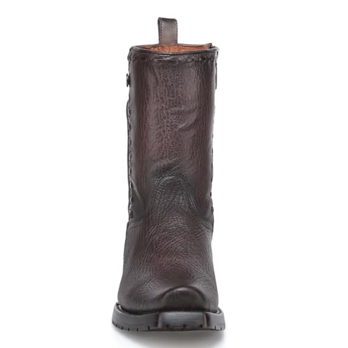 CUADRA Men's Boot in Genuine Leather Black 1J3NRS Chocolate3