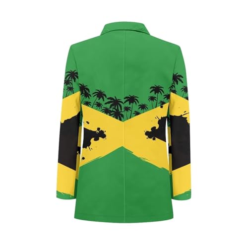 Long Sleeve Suit Blazer One Button for Men Slim Fit Lightweight Men's Casual Blazer with Pockets4