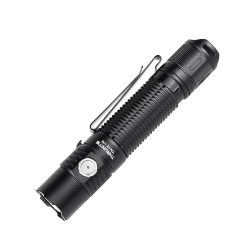 ThruNite TN12 V6 Tactical LED Flashlight, High 1950 Lumens Dual Switch, USB-C Rechargeable Flashlight Compact for EDC, Law Enforcement, and Outdoor Use (Cool White) - Image 9