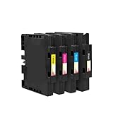 Forgekael Paquete de 4 Cartuchos de Tinta de sublimación GC41 compatibles con GC 41 IPSiO SG3100 SG2100 SG2010 SG3110 SG2010L SG3110DN