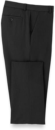 Paul Fredrick Mens Comfort Stretch Travel Flat Front Pants