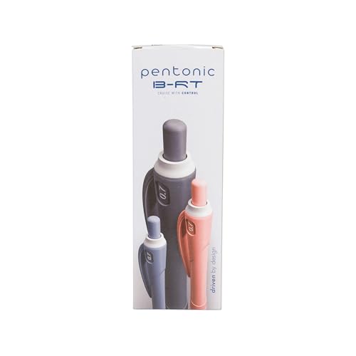 Image of Pentonic B-RT Shades 0.7 mm Ball Point Pen Box Pack | Black Ink, Pack of 10 x 2 Set