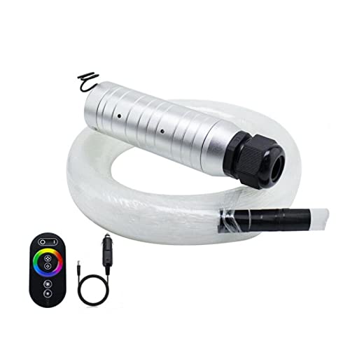 SMPAA USB-Sternennachtlicht DC12V 6W RGB-LED Auto-Dach-Star-Leuchten Deckenplatine Faseroptisches Flutlicht-Kit im Auto Sternensterniges Umgebungslicht mit Fernbedienung Cover