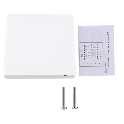 Termostato acondicionador Inteligente Controlador de Temperatura Panel programable Control de Temperatura preciso para de Aire Acondicionado Central Unidad de Bobina de (BAC-006EW)
