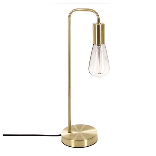 Atmosphera - Lampe Keli dorée - métal H45 cm