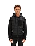 tom tailor xxl herren Sweatshirtjacke mit Steppung aus Nylon, die besonders warm hält und vor Wind & Kälte schützt.