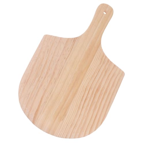 Healifty Pelle à Pizza en Bois Naturel avec Manche 30,5x53,5 Cm, Planche à Découper Multifonction pour Pizza, et Fromage, Plateau de Service Cuisine et Réception