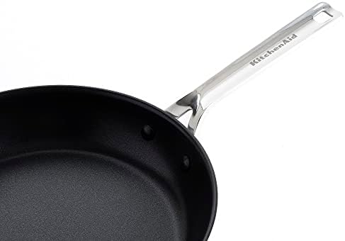 KitchenAid Stainless Steel 3-Layer Non-Stick 24 cm Frying Pan, Clad, Induction, Oven Safe, Silver
