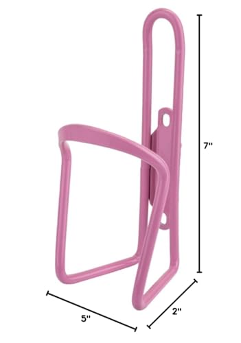 Sunlite Alloy Bicycle Water Bottle Cage, Pink