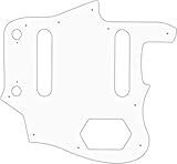 WD Custom Pickguard For Squier By Fender Vintage Modified Jaguar #04 White/Black/White