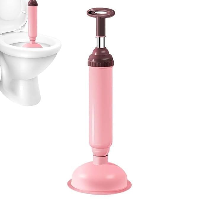 High Pressure Toilet Plunger, Air Power Drain Blaster Clog Remover, Vacuum Pump for Bathroom, Bathtub, Sink, Floor Drain & Western Toilet Cleaning Tool (Pack of 1, Multicolor)-image-27