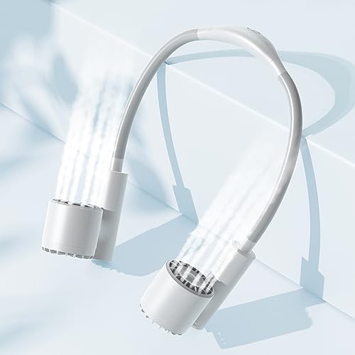 Ventilateur de cou rechargeable USB puissant 2400mA - 6
