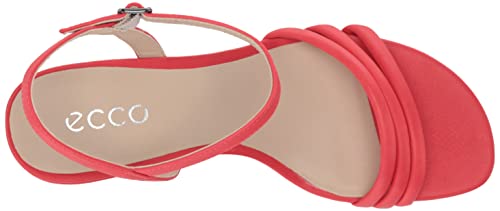 Ecco Women's Elevated Block Heel Ankle Strap Heeled Sandal, Hibiscus, 9-9.5 #TOP4