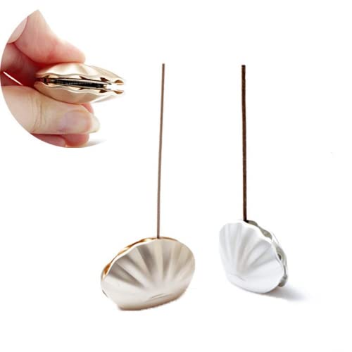 Timkburner Incense Burner,Shell Stick Incense Holder With Detachable Ash Catcher (Rose Gold) #TOP3
