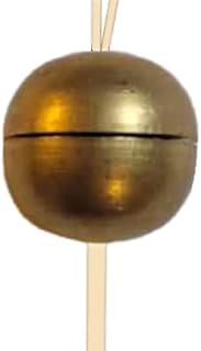 Small Burnished Brass Screw Together Cord Condenser for Window Shades & Blinds