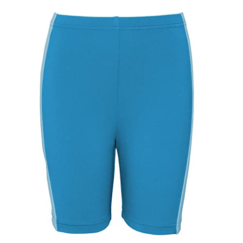 Short cycliste Umbro fille bleu taille haute extensible 7-8 ans