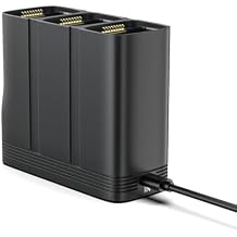 Holy Stone Battery Charging Station Compatible with HS900 HS900Pro Drone, 3-Slot Fast Charger with Storage & Power Bank Function, USB-C QC3.0 Charging Dock for HS900 Drone Batteries