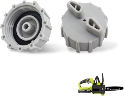 099988002015 Oil Cap Replacement for Ryobi P4360 18V Pole Saw - 2 Pack Bar & Chain Lubricant Reservoir Cap, Exact Fit for Ryobi 18V Pole Saw Oil Reservoir Cover