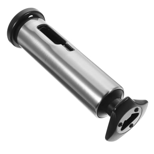 Gatuida Abridor Multifuncional de Acero Inoxidable con Sacacorchos Práctico para Botellas y Tarros Diseño Compacto y Resistente para Vino Cerveza y Uso Fiestas