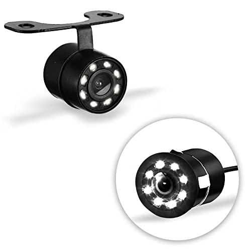 Câmera de Ré Automotiva com Visão Noturna Conexão RCA - Auto Care, AU717, Preto