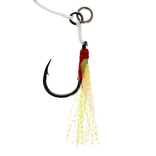Aparejo de pesca Mustad Light Jigging Assist Rig L multicolor tamaño 1/0 3