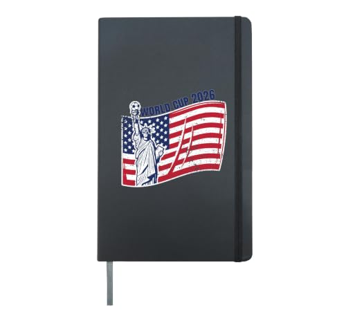 USA World Football 26 Champion Soccer Journal Black