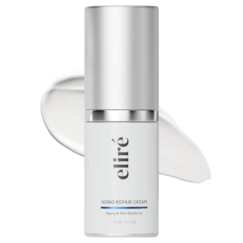 Eliré Korean Anti-Aging Face Cream with Vitamin C and Aloe – Firming, Hydrating and Wrinkle Repair Moisturizer – Sensitive Skin, Dermatologist-Approved – 30ml