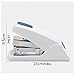 FEELIN Staplers for Desk Desktop Stapler Durable Metal Stapler 50 Pages Capacity Multifunctional Single Finger Contact Stapler Suitable for Office Or Desk White Heavy Duty Stapler