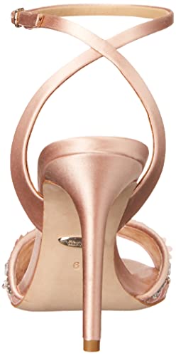 Badgley Mischka Women's Tazana Heeled Sandal, Soft Blush, 7 #TOP26