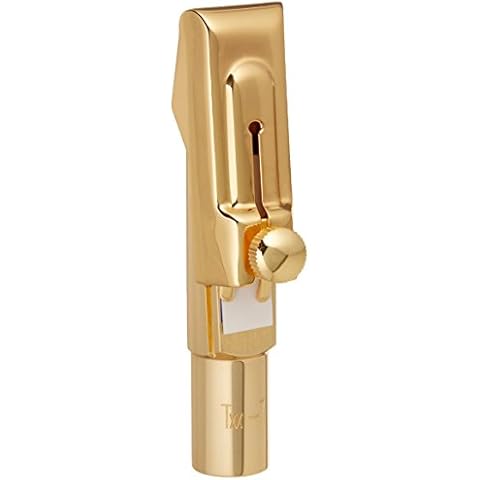 Paititi Professional Gold Plated Tenor Saxophone Metal Mouthpiece #7 Cover
