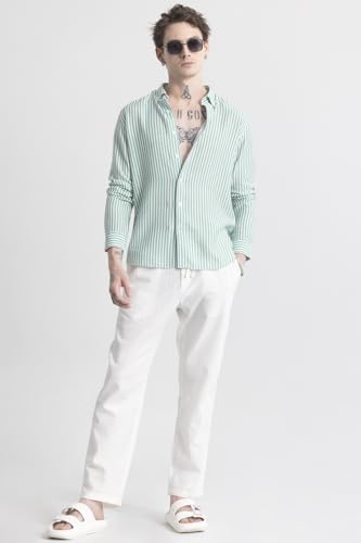 Image of SNITCH Stripehaven Green Stripe Shirt