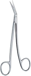 Locklin Angular Scissors, 1 Blade Serrated, 16cm/6.25