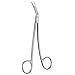 Locklin Angular Scissors, 1 Blade Serrated, 16cm/6.25