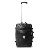 TOTTO - Maleta Cabina Tela Oficial del Real Madrid, Color Negro