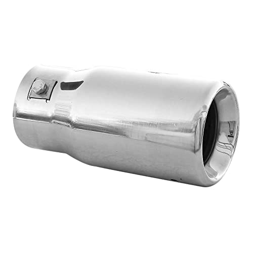 Embout d'échappement en acier inox 59mm avec finition chrome miroir