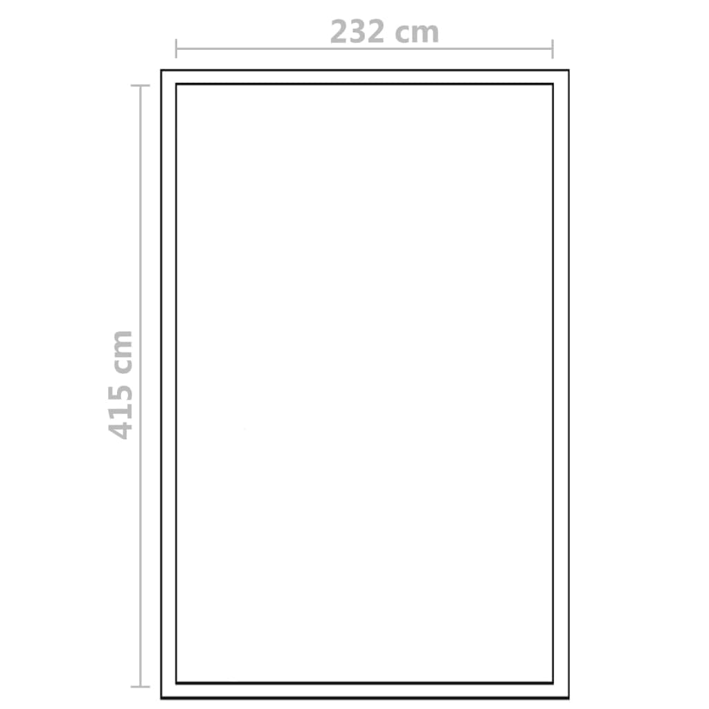 vidaXL Szklarnia, wzmocnione aluminium, 10,53 m²