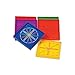 Learning Resources 5-Inch Double-Sided Assorted Geoboard, Set of 6