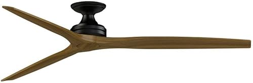 Miniatura 7 de Spitfire - Ventilador de techo de 3 aspas, 21.08 pulgadas de alto y 72 pulgadas de ancho, acabado negro, color blanco lavado 2-Blanco mate,Blanco