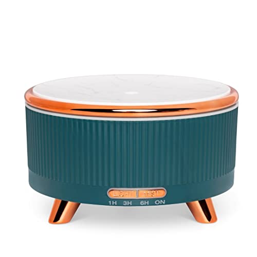 Smellacloud Serenity Aroma Diffuser - Ultrasonic Aromatherapy Diffuser with 200ml Tank - BPA-Free Ultrasonic Humidifier for Home, Office, Spa, Gym - Chic Modern Essential Oil Diffuser with 4 Modes