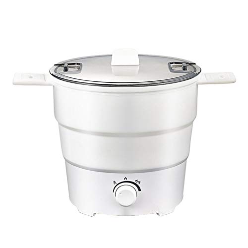 Preisvergleich Produktbild gfjfghfjfh Zusammenklappbarer elektrischer Bratpfannen-Kessel Erhitzter Nahrungsmittelbehälter Erhitzter Brotdose-Kocher Tragbarer heißer Topf, der Teekanne kocht
