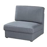 Dekoria Funda de repuesto para sillón Kivik, no plegable, compatible con modelo Kivik, color gris