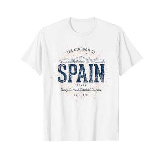 Spain Estilo Vintage España Camiseta