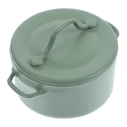 ifundom Olla De Cocina para Casa De Muñecas, Utensilios De Cocina En Miniatura, Mini Olla Educativa, Modelo De Olla De Simulación