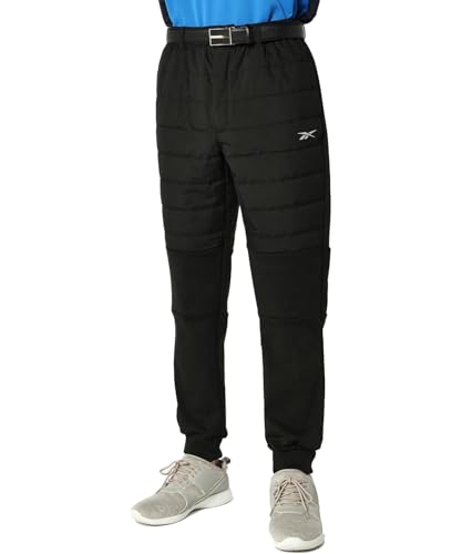 Reebok(リーボック) ゴルフウェア ロングパンツ メンズ キルトハイブリッド裏フリースPT X4560RL N9BK M