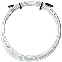Picsil Replacement Cable for Skipping Rope, Steel Cable with PVC Coating, Length 3 m, Thickness 2.5 mm, Compatible with Other Brands
