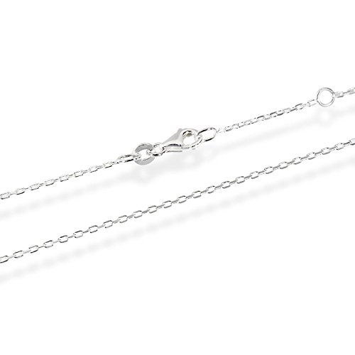 NKlaus 25?cm Argent Sterling 925?cha?ne de pied d'ancrage cha?ne deaman tiert 1,2?mm 1,3?Gr 5436
