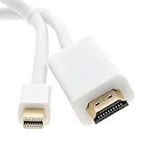 kenable mini DisplayPort/Thunderbolt a HDMI Cable Mac a TV Video+Audio 2 m [2 metros/2m]