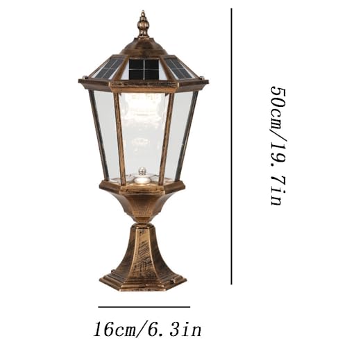 Lampe de colonne créative et étanche pour une décoration extérieure durable