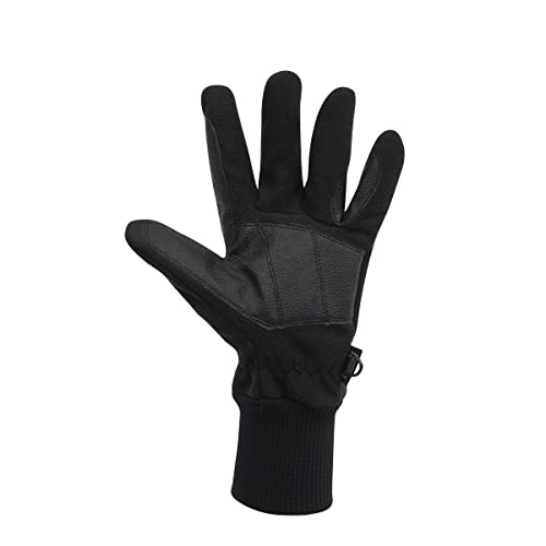 Dublin Showerproof Polar Fleece Riding Gloves Black Large