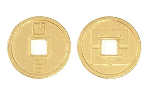 Japanese Themed Gaming Coins - Jumbo 35mm 6-Pack, Novelty Fantasy